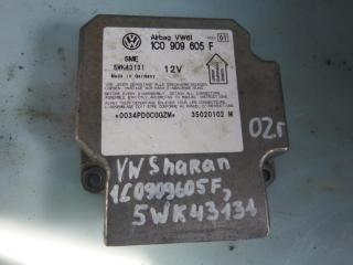блок AirBag Volkswagen Sharan 1 поколение [рестайлинг] 2002, 1C0909605F, 5WK43131