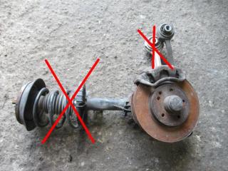 ступица передняя левая Mercedes-Benz C-Класс W203/S203/CL203 2001, 2.2 л.