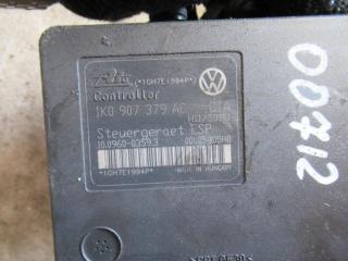 блок ABS Skoda Octavia 1 поколение [рестайлинг] 2006, 1.9 л., АКПП, универсал, 1K0907379AC