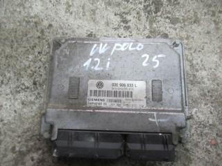 блок управления двигателем Volkswagen Polo 3 поколение [рестайлинг] 2002, 1.2 л., 03E906033L