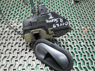 замок двери передней правой Renault Scenic 2 поколение 2005, 2.0 л., АКПП, минивэн