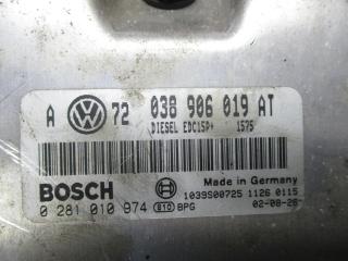 блок управления двигателем Volkswagen Golf 3 поколение 1999, 1.9 л., 038906019AT