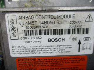 блок AirBag Ford Focus 1 поколение [рестайлинг] 2005, 2.0 л., МКПП, хетчбэк 5 дв., 4M5T14B056BJ
