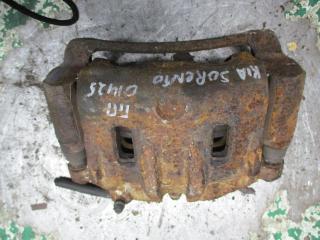 суппорт передний правый Kia Sorento 1 поколение 2005, 2.5 л., МКПП, внедорожник 5 дв.