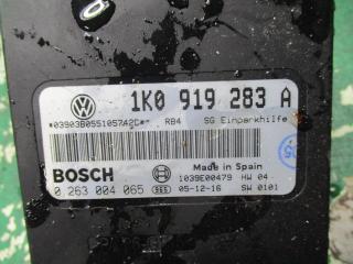 блок управления парктрониками Volkswagen Golf Plus 1 поколение 2007, 1.6 л., МКПП, хетчбэк 5 дв., 1K0919283A