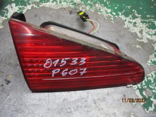 фонарь крышки багажника левый Peugeot 607 1 поколение [рестайлинг] 2008, 2.2 л., МКПП, седан