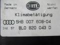 блок управления печки / климат-контроля Audi A3 8L 1998, 1.8 л., МКПП, хетчбэк 5 дв., 8L0820043D - фото №4