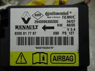 блок AirBag Dacia Logan 1 поколение 2007, 1.6 л., МКПП, универсал, 8200817787