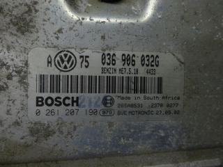 модуль управления двери Volkswagen Golf 4 поколение 2003, 1.6 л., 036906032G, 0261207190