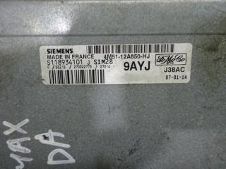 блок управления двигателем Ford C-Max 1 поколение 2003, 1.6 л., МКПП, хетчбэк 5 дв., S1189834101