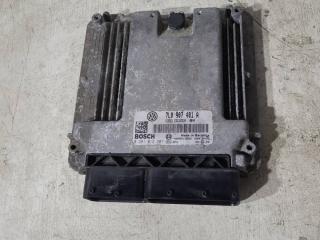 блок управления двигателем Volkswagen Touareg 1 поколение 2006, 3.0 л., BKS, дизель, 6МКПП, черный, внедорожник 5 дв., полный привод, 0281012207, 7L0907401A