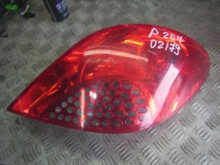 фонарь задний правый Peugeot 207 1 поколение [рестайлинг] 2011, 1.4 л., МКПП, хетчбэк 5 дв.