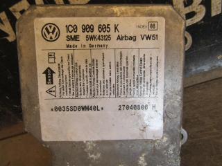 блок AirBag Skoda Fabia 1 поколение (6Y) [рестайлинг] 2004, 1.4 л., дизель, МКПП, универсал, 1C0909605K, 5WK43125