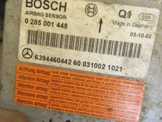 блок AirBag Mercedes-Benz Vito W639 2009, 0285001448, 6394460442