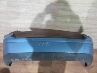 бампер задний Volvo V50 1 поколение 2005, синий, универсал, 39897064