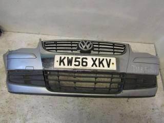 бампер передний Volkswagen Touran 1 поколение [рестайлинг] (2006 - 2010), серебро, 1T0807221D