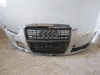 бампер передний Audi A6 4F/C6 (2004 - 2008), белый, 4F0807105GRU