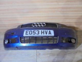 бампер передний Audi A3 8P 2004, синий, 8P3807437