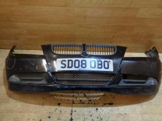 бампер передний BMW 3 серия E90/E91/E92/E93 E90 (2004 - 2010), черный, седан, 51117140859