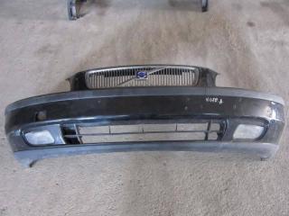 бампер передний Volvo V70 2 поколение 2001, черный, 9484239