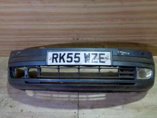 бампер передний Skoda Octavia 2 поколение (A5) 2005, серый, 1Z0807221A