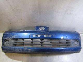 бампер передний Nissan Tiida C11 (2004 - 2008), синий, хетчбэк 5 дв., F2022ED0MM, 62022EE50H