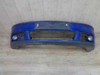 бампер передний Volkswagen Golf 5 поколение 2006, синий, 1K0807217