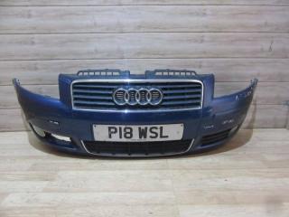 бампер передний Audi A3 8P 2004, синий, 8P3807437