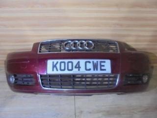 бампер передний Audi A3 8P 2004, бордовый, 8P3807437
