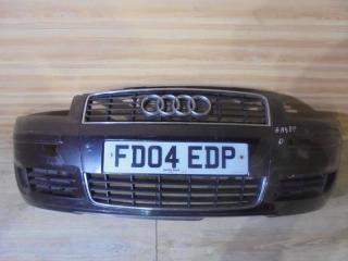 бампер передний Audi A3 8P 2004, черный, 8P3807437