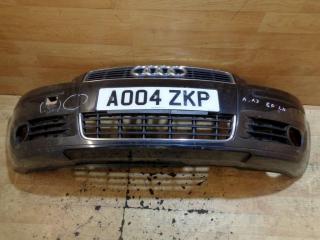 бампер передний Audi A3 8P 2004, черный, 8P3807437