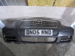 бампер передний Toyota Avensis 2 поколение (T250) (2003 - 2006), тёмно серый, 5211905906