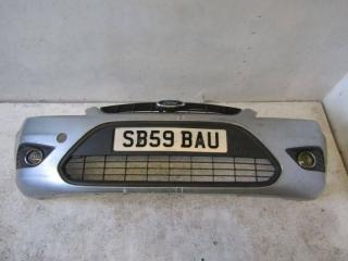 бампер передний Ford Focus 2 поколение (2004 - 2008), серебристый, 1521127