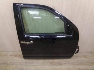 дверь Nissan Navara D40 2006, черный, 80100EB330