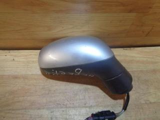 зеркало наружное правое SEAT Leon 2 поколение (2005 - 2009), серебро, 1P2857508A9B9