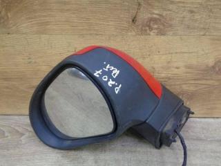 зеркало наружное левое Peugeot 207 1 поколение (2006 - 2009), красный, 8153AY