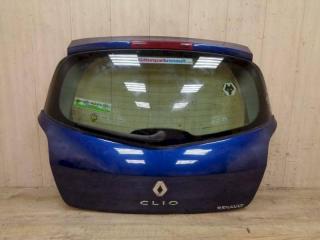 крышка багажника (дверь 3-5) Renault Clio 3 поколение 2008, синий, хетчбэк 5 дв., 7751478020