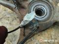 кулак поворотный левый Peugeot 307 1 поколение [рестайлинг] 2006, 1.6 л., бензин, МКПП, универсал - фото №4