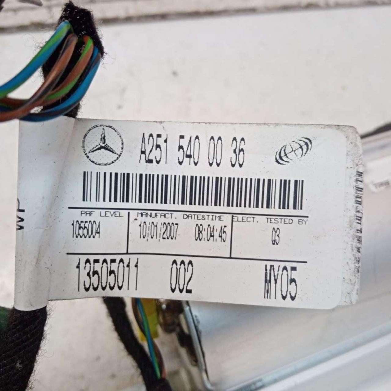 Подушка безопасности пассажирская (в торпедо) Mercedes R-Class (W251) купить в Беларуси