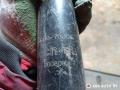 амортизатор передний левый Nissan Primera P11 [рестайлинг] 2001, 1.6 л., бензин, 5611070J00 - фото №4