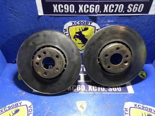 диски тормозные (комплект) Volvo XC60 1 поколение 2011, 2.4 л., дизель, АКПП, серый, универсал, правый руль, 30681685