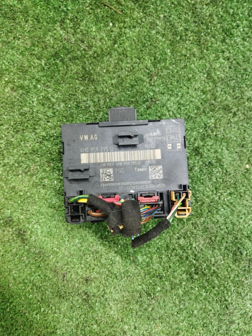 модуль управления двери Audi A8 D4/4H 2012, 4H0959795D - фото №1