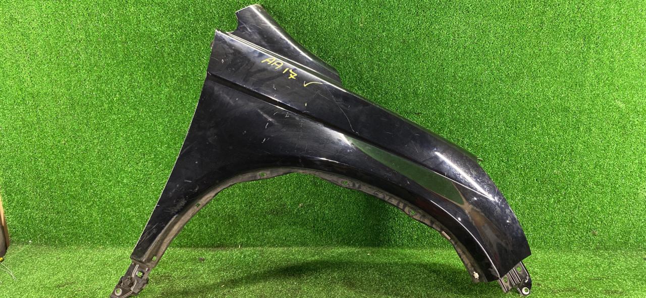 крыло переднее правое Honda CR-V 3 поколение 2008, 2.4 л., K24Z1, бензин, АКПП, черный, внедорожник 5 дв., полный привод, правый руль - фото №1