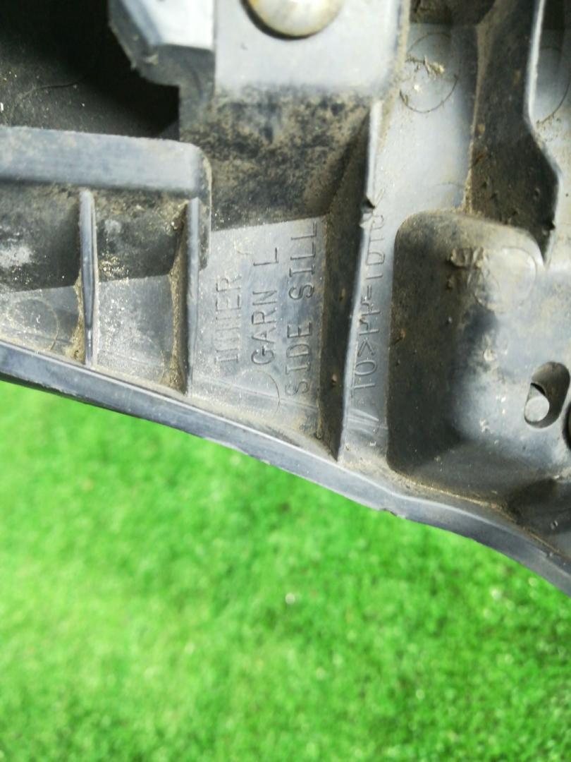 накладка на порог Honda CR-V 3 поколение 2008, 2.4 л., K24Z1, бензин, АКПП, черный, внедорожник 5 дв., полный привод, правый руль - фото №1