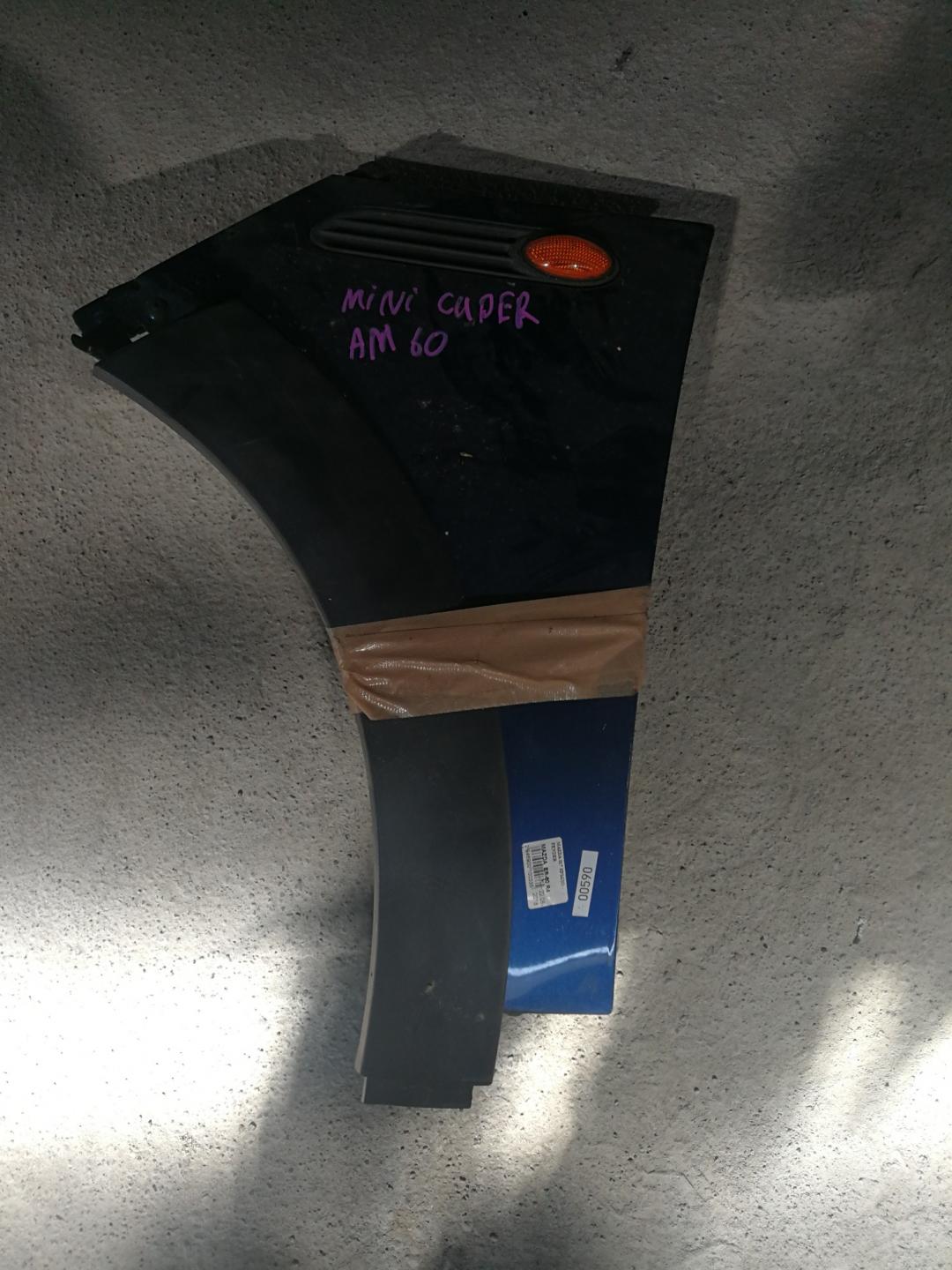 крыло переднее левое Mini Cooper S 1 поколение 2002, 1.6 л., W10 B16 A, бензин, АКПП, хетчбэк 5 дв. - фото №1