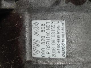компрессор кондиционера Volkswagen Polo 4 поколение [рестайлинг] 2007, 1.6 л., BTS, бензин, АКПП, серебристый, хетчбэк 5 дв., правый руль, 447190-8890, 6Q0820808, 20060603155