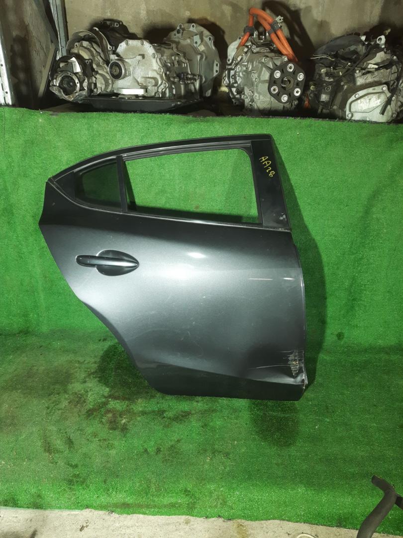 дверь задняя правая Mazda 3 3 поколение 2015, 2.5 л., PY-VPS, бензин, АКПП, серый, седан, передний привод, правый руль - фото №1