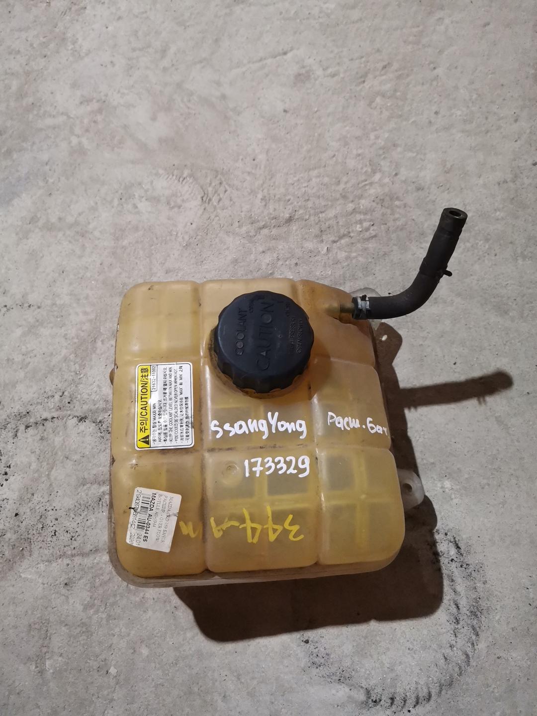 бачок расширительный SsangYong Rodius 1 поколение 2007, 2.7 л., D27DT, дизель, АКПП, серебристый, правый руль - фото №1