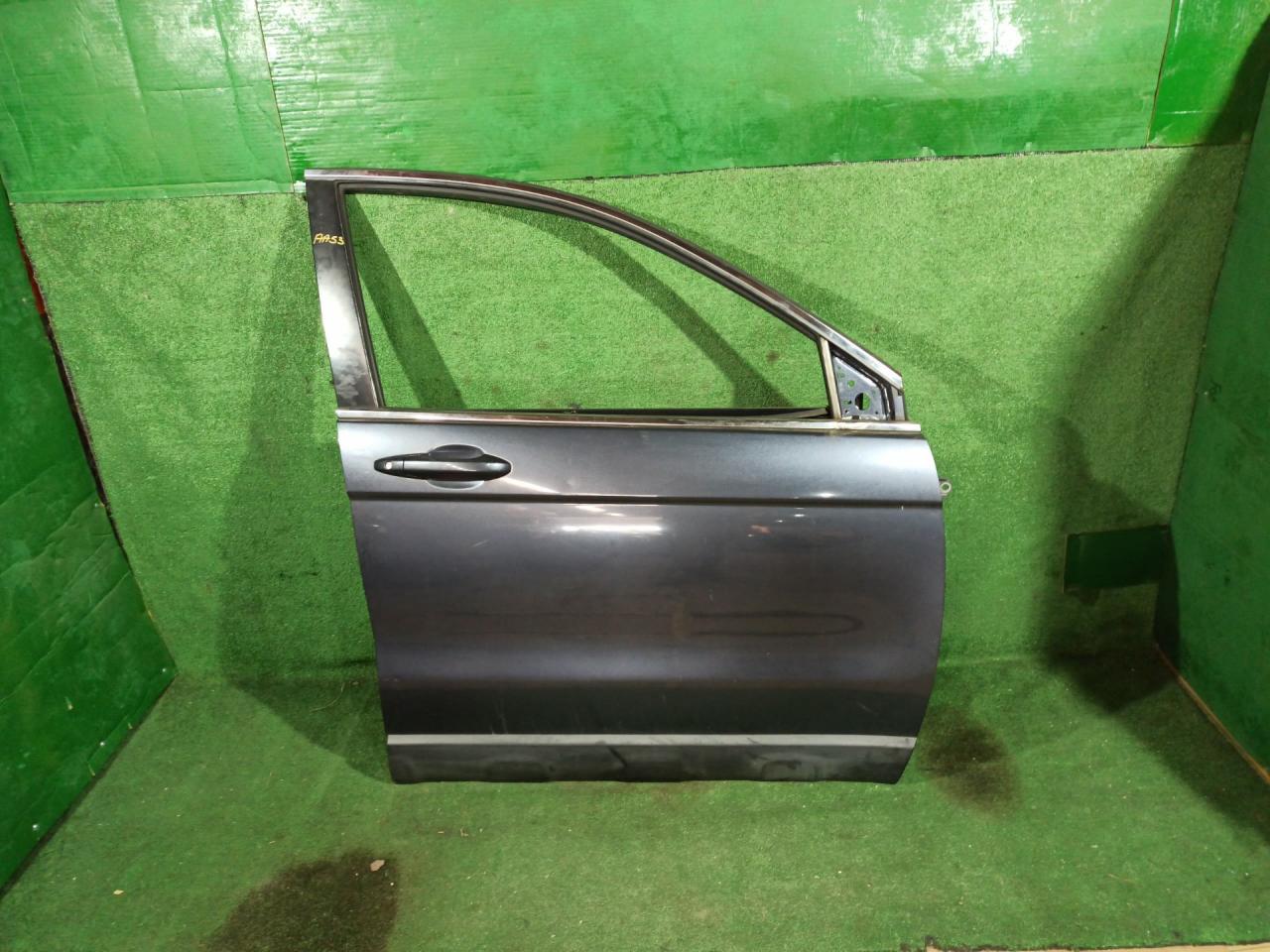 дверь передняя правая Honda CR-V 3 поколение 2009, 2.4 л., бензин, АКПП, серый, внедорожник 5 дв., полный привод, правый руль - фото №1