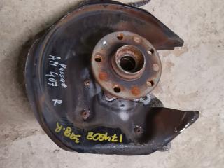 кулак задний правый Volkswagen Passat B6 2007, 3.2 л., AXZ, бензин, АКПП, черный, седан, полный привод, правый руль
